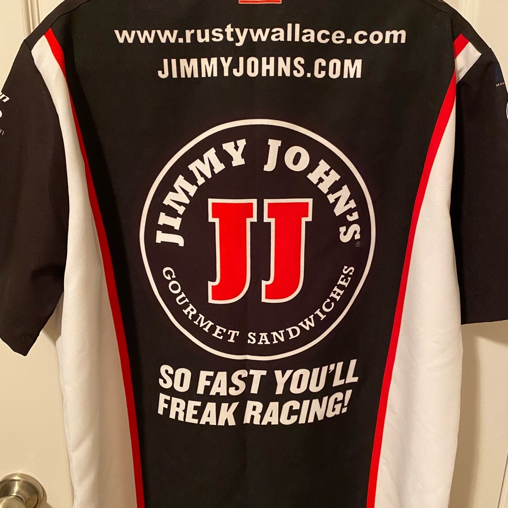 SALE!! Men's RUSTY WALLACE Racing Shirt The Winning Team Racing Apparel - Picture 2 of 8